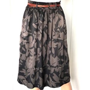LOFT Rayon Print Skirt